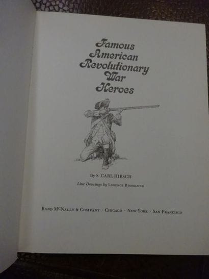 CARL HIRSCH S., 
Famous american Revolutionary...