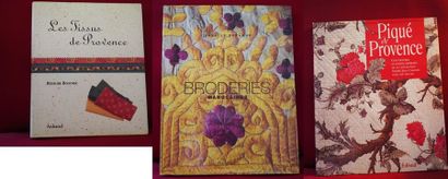 Lot including: 
- ROSELINE BOUCHER
LES TISSUS...