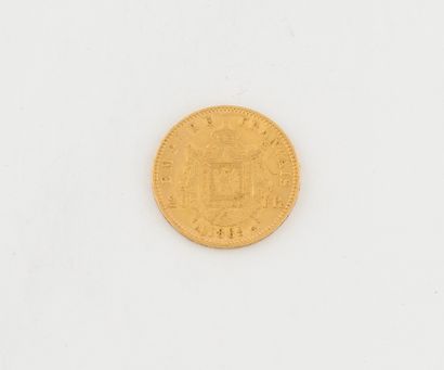 France
Coin of 20 gold francs, Napoleon III,...