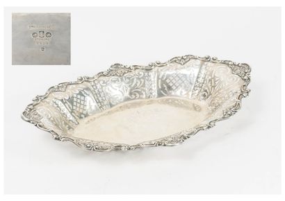 Angleterre,
Plat creux de forme ovale en...