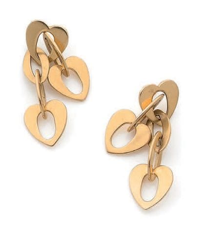 FRED
Paire de pendants d'oreilles en or 750...