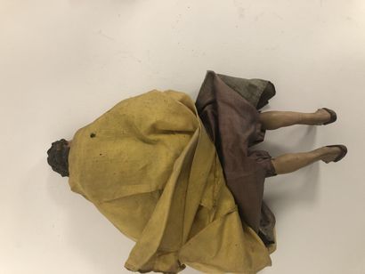 NAPLES, XIXème siècle
Trois sujets de crèche.
La...