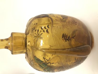 Émile GALLÉ (1846-1904)
Convex bottle on...
