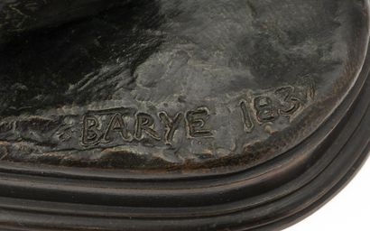 Antoine-Louis BARYE (1795-1875)
Lion devouring...