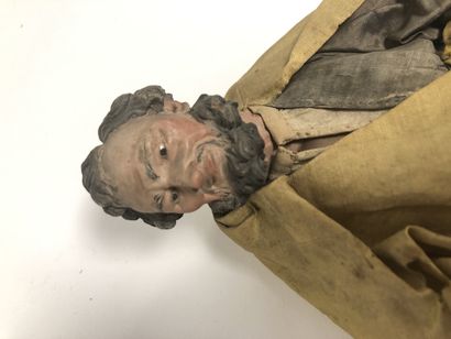 NAPLES, XIXème siècle
Trois sujets de crèche.
La...