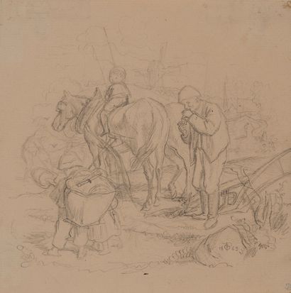 Oscar PLETSCH (1830-1888)
Les Travaux des...