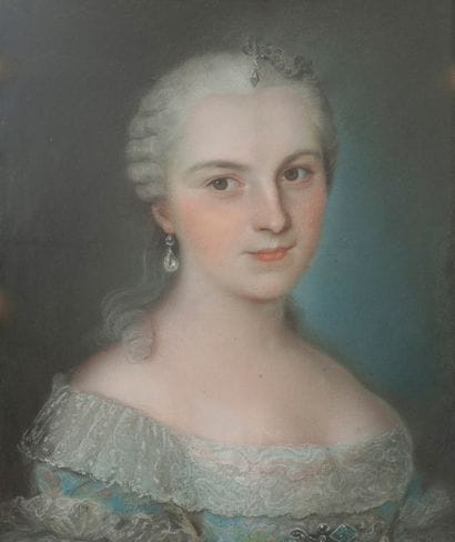Ecole de Maurice-Quentin de LA TOUR (1704-1788)
Portrait...