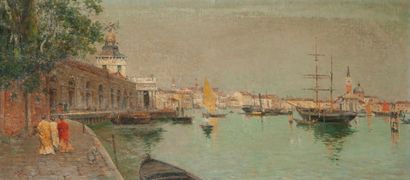 Antonio Reyna Manescau (1859-1937)
Venice,...
