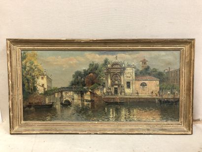 Antonio Reyna Manescau (1859-1937)
Venice,...