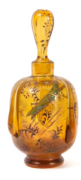 Émile GALLÉ (1846-1904)
Convex bottle on...