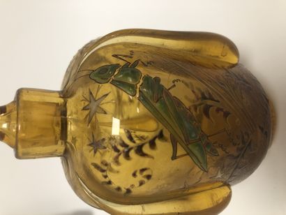 Émile GALLÉ (1846-1904)
Convex bottle on...