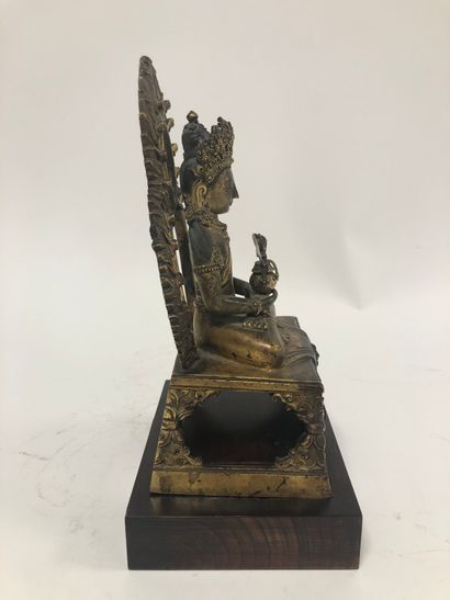 Chine, dynastie Qing, période Qianlong (1736-1795)
Statuette...
