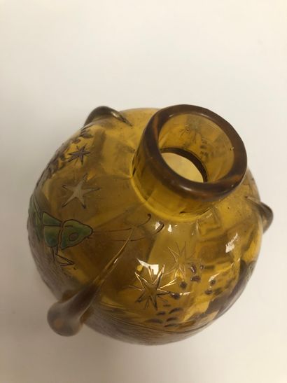 Émile GALLÉ (1846-1904)
Convex bottle on...