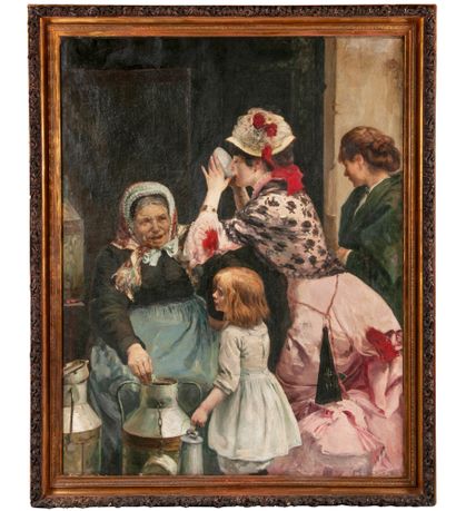 PAUL RENOUARD (1845-1924)
La laitière, circa...