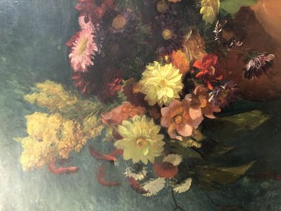 Prosper MARILHAT (1811-1847)
Bouquet of dahlias,...
