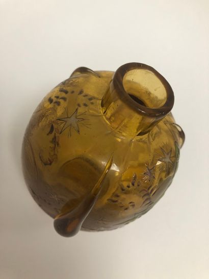 Émile GALLÉ (1846-1904)
Convex bottle on...
