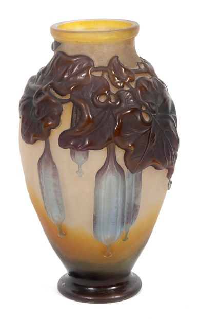 ÉTABLISSEMENTS GALLÉ
Small baluster vase...