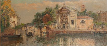 Antonio Reyna Manescau (1859-1937)
Venice,...