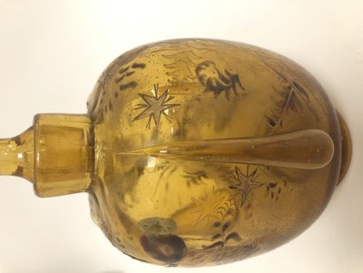 Émile GALLÉ (1846-1904)
Convex bottle on...