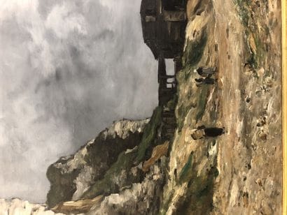 Antoine GUILLEMET (1843-1918)
Les falaises...