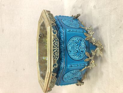 Théodore DECK (1823-1891)
Jardinière octogonale...