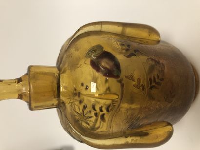 Émile GALLÉ (1846-1904)
Convex bottle on...