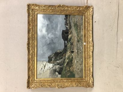 Antoine GUILLEMET (1843-1918)
Les falaises...