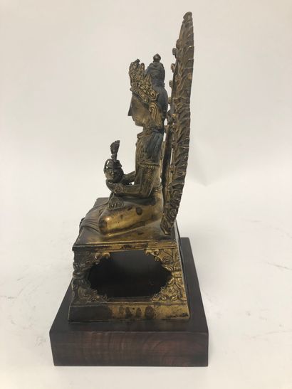 Chine, dynastie Qing, période Qianlong (1736-1795)
Statuette...