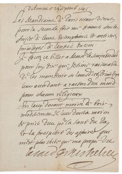 Armand-Jean du Plessis, cardinal de RICHELIEU...