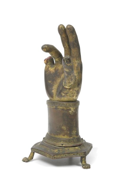 Limoges, XVème siècle
Main reliquaire en...