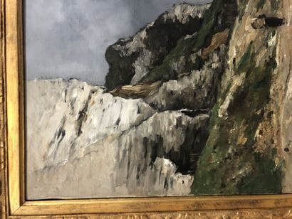 Antoine GUILLEMET (1843-1918)
Les falaises...