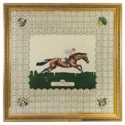Dans le style de HERMES, Paris
Carré en twill...