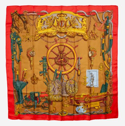 HERMES, Paris
Carré en twill de soie imprimé...