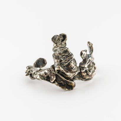 Anna STEIN (1936)
Bracelet manchette en métal...