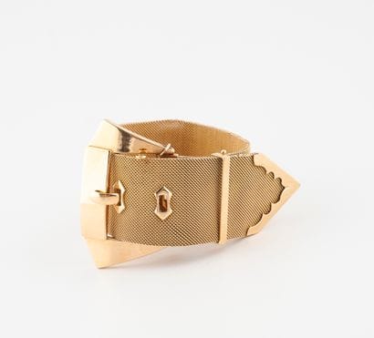 Bracelet ruban stylisant une ceinture en...