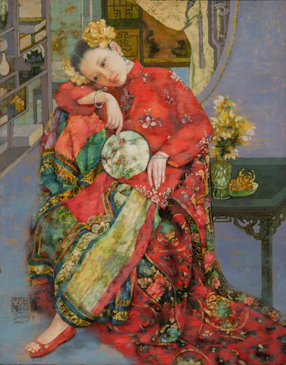 Wang JUNYING (1970)



Jeune femme à l'éventail,...