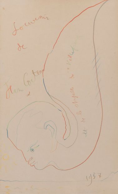 Jean COCTEAU (1889-1963)

Chérubin, 1957.
Souvenir...
