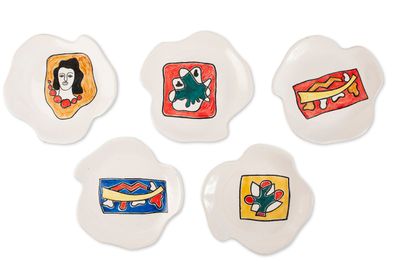 Roland BRICE (1911-1989)

Suite de cinq assiettes.
En...