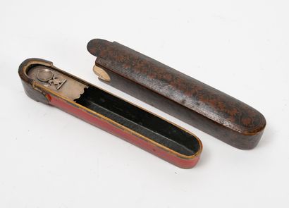 IRAN, époque Kadjar, XIXème siècle
Plumier...