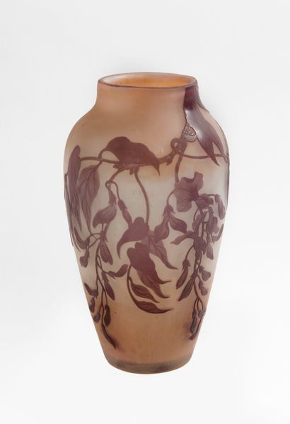 ÉTABLISSEMENTS GALLÉ
Vase de forme balustre...