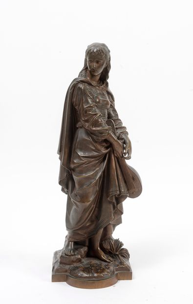 D'après Eutrope BOURET (1833-1906)
La joueuse...