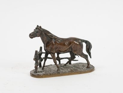 D'après Pierre-Jules MÊNE (1810-1879)
Cheval...