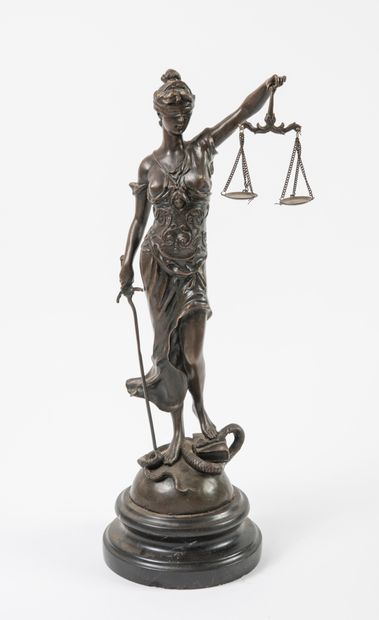 DUBANTON (XXème)
Allégorie de la Justice....