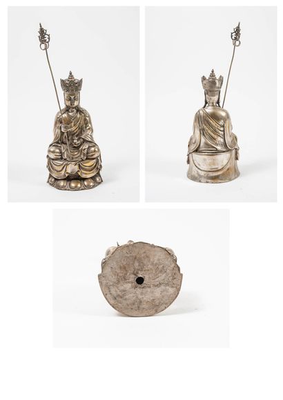 CHINE, début du XXème siècle
Bouddha assis...
