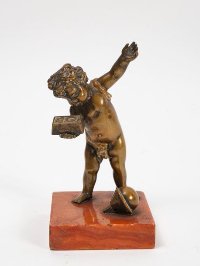 Vers 1880-1900
Le poids de l'Amour.

Putto...