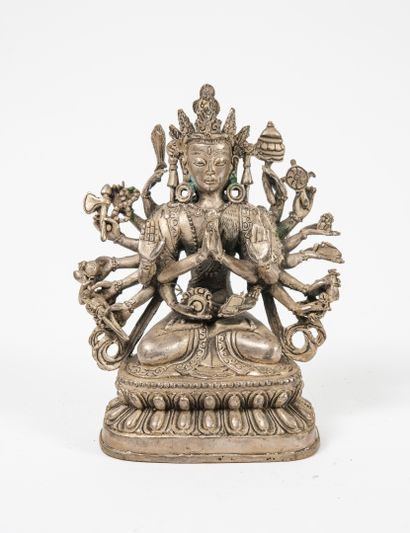 CHINE ou TIBET, XXème siècle
Boddhisattva...