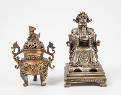 CHINE, début du XXème siècle
- Sage assis...
