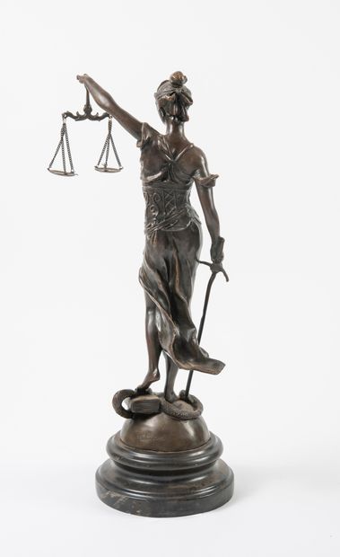 DUBANTON (XXème)
Allégorie de la Justice....