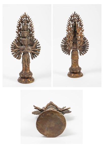 Tibet, début du XXème siècle
Bouddha Avalokiteshvara...