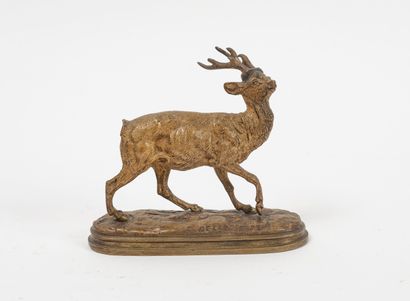 D'après Edouard Paul DELABRIERRE (1829-1904)
Cerf.

Epreuve...